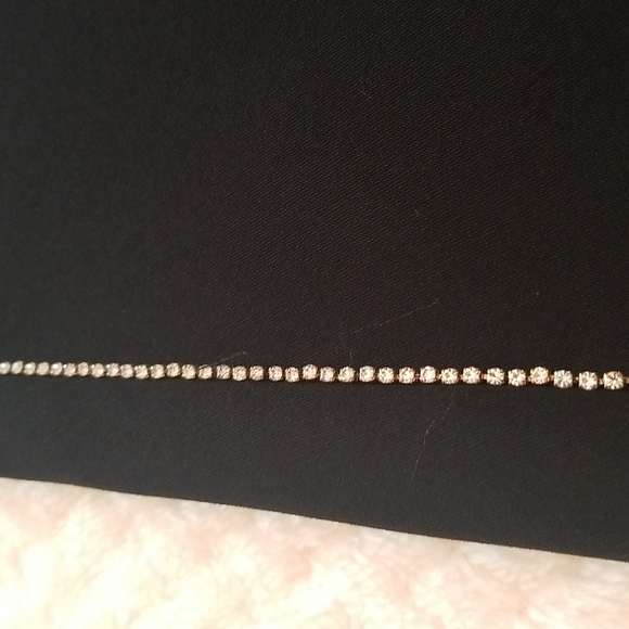 NWT black, wide leg, tuxedo style pants - Picture 1 of 7